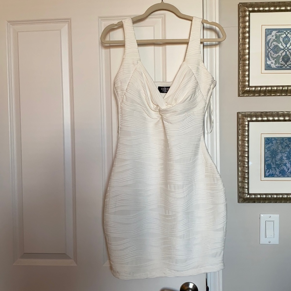 Guess dress. Gorgeous white material